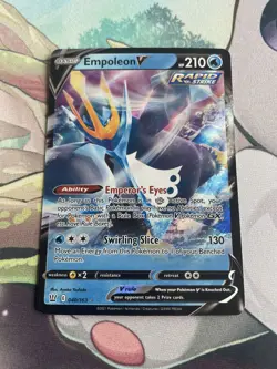 Empoleon V 040/163 Battle Styles Ultra Rare Holo Pokemon Card NM - Image 1