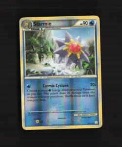 Starmie 53/123 HeartGold & SoulSilver Reverse Holo Pokemon Card LP+ - Image 1