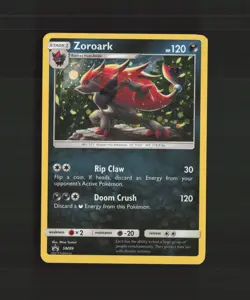 Zoroark SM89 Sun & Moon Black Star Promo Holo Pokemon Card LP - Image 1