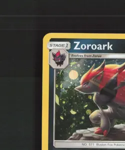 Zoroark SM89 Sun & Moon Black Star Promo Holo Pokemon Card LP - Image 3