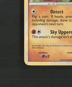 Hitmonchan HGSS24 HeartGold & SoulSilver Black Star Promo Holo Pokemon Card LP - Image 5