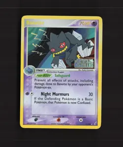 Banette 1/100 EX Crystal Guardians Reverse Holo Stamped Pokemon Card LP+ - Image 1
