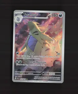 Tyranitar 222/193 Paldea Evolved Full Art Ultra Rare Holo Pokemon Card NM - Image 1