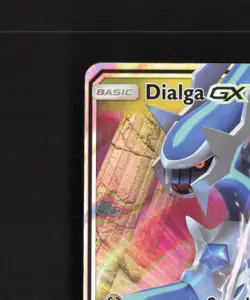 Dialga GX 100/156 Ultra Prism Ultra Rare Holo Pokemon Card DMG - Image 3
