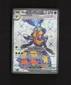 Vespiquen ex 212/197 Obsidian Flames Full Art Holo Ultra Rare Pokemon Card - Image 2