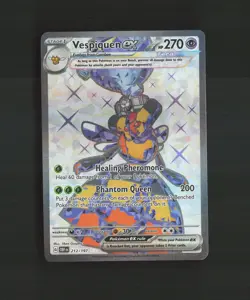 Vespiquen ex 212/197 Obsidian Flames Full Art Holo Ultra Rare Pokemon Card - Image 4