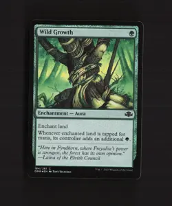 Wild Growth 184/261 Dominaria Remastered FOIL Common MTG Card - Image 4