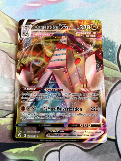 Duraludon VMAX 123/203 Evolving Skies Ultra Rare Holo Pokemon Card NM - Image 1