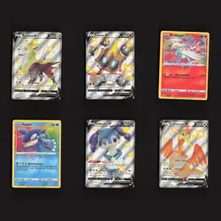 Shining Fates FULL ART & Holo Rares Collection Bundle Set 6 Pokemon Cards Lot - Image 1