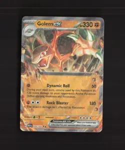 Golem ex 076/165 Scarlet & Violet 151 Ultra Rare Holo Pokemon Card NM - Image 1