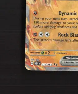 Golem ex 076/165 Scarlet & Violet 151 Ultra Rare Holo Pokemon Card NM - Image 5