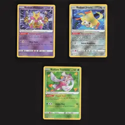 RADIANT Alakazam Jirachi Tsareena Silver Tempest Pokemon Bundle Set 3 Cards Lot - Image 1