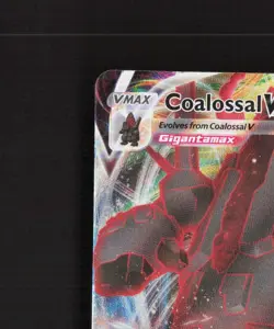 Coalossal VMAX 099/185 Vivid Voltage Ultra Rare Holo Pokemon Card NM - Image 3