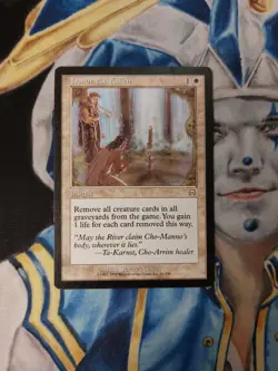 Honor the Fallen MTG Mercadian Masques Rare White Insant Heavily Played x1 - Image 1