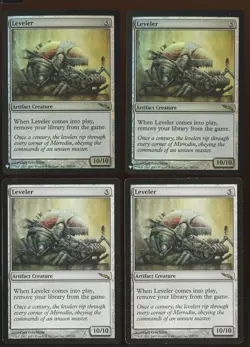 4x Leveler Rare NM/Pl Mirrodin Mystery 2 Foil Playset Magic the Gathering MTG - Image 1