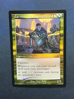 MTG Lavinia, Foil to Conspiracy Retro Frame Foil Promo Magic the Gathering TCG - Image 1