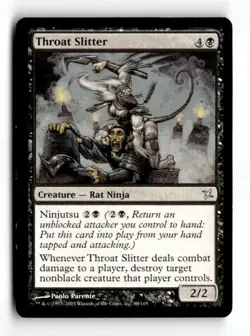 Throat Slitter Betrayers of Kamigawa Normal 88 MP MTG Magic The Gathering - Image 1
