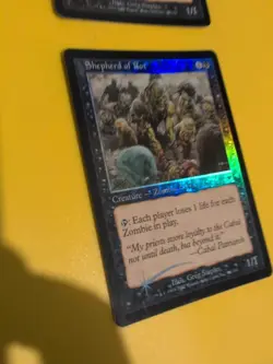 Shepherd of Rot x2 Zombie Onslaught. MTG Card. Old vintage FOIL. Shooting star. - Image 2