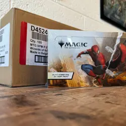 Sealed Case Spider-Man MTG Play Booster Boxes (01) - Image 1