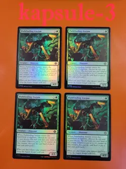 4x Pathfinding Axejaw | FOIL | Lost Caverns of Ixalan | MTG MAGIC CARDS - Image 1