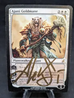 Ajani Goldmane | MTG Magic the Gathering Lorwyn | Artist Signed | LP | B - Image 1