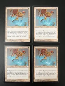 MTG- Tariff x4 - Weatherlight - NM - Image 1