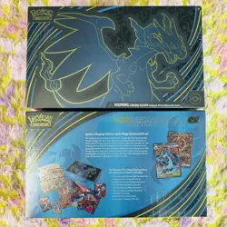 1 Pokemon TCG Mega Evolutions Charizard X EX Sealed UPC Booster Card Packs Promo - Image 1
