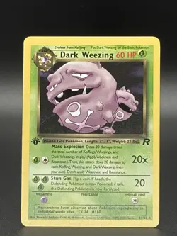 Dark Weezing [1st Edition] #31 Pokemon Team Rocket - NM - Image 1