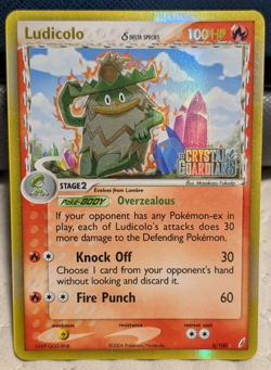 Pokemon Ludicolo (Delta Species) EX Crystal Guardians Reverse Stamped 6/100 - LP - Image 1
