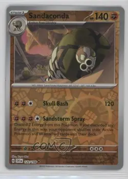 Sandaconda Reverse Foil Pokemon SV01: Scarlet & Violet #120 - Image 1