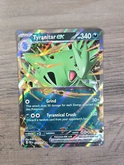 Pokemon TCG Tyranitar ex 064/131 Double Rare SV: Prismatic Evolutions NM - Image 1