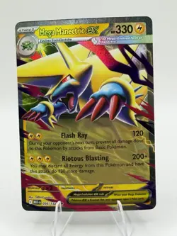 MEGA MANECTRIC EX 050/132 DOUBLE RARE MEGA EVOLUTION POKEMON HOLO NM - Image 1