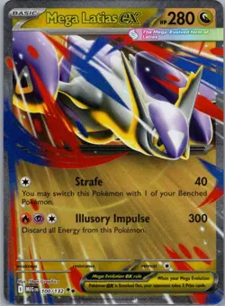 MEGA LATIAS EX 100/132 DOUBLE RARE MEGA EVOLUTION POKEMON NM - Image 1