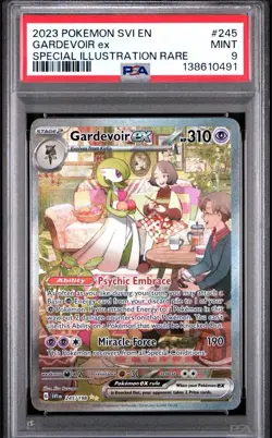 Gardevoir ex SIR PSA 9 MINT 2023 Pokemon Scarlet & Violet Base #245/198 - Image 1