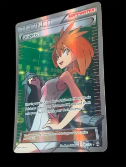 2015 Pokemon Trainer - Brigette 161/162 Ultra Rare Full Art Holo Breakthrough MP - Image 4