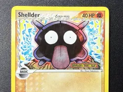 Pokemon TCG EX Dragon Frontiers Shellder Reverse Holo Stamp 63/101 - Image 2