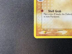 Pokemon TCG EX Dragon Frontiers Shellder Reverse Holo Stamp 63/101 - Image 3