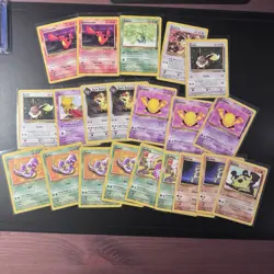 Pokemon Bundle Joblot Vintage, Team Rocket, Jungle Base Set 1999 WOTC - Image 1