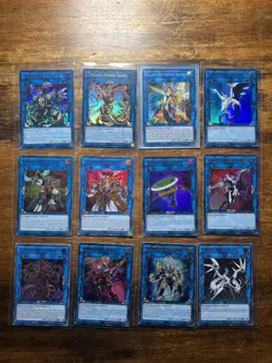 Yugioh Yu-hi-oh! Card Lot Link Monster Pack Link monsters 12 Holos - Image 1