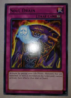Yugioh Soul Drain REDU-EN078 LP Rare - Image 1