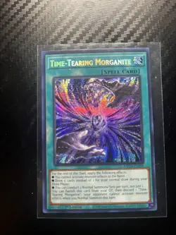 MP24-EN088 Time-Tearing Morganite Prismatic Secret Rare 1st Edition YuGiOh - Image 1