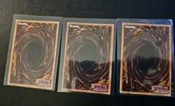 3x Red-Eyes Black Dragon Platinum Secret Rare YUGIOH NM Playset 3 Arts NM-/LP+ - Image 4