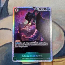 Dracule Mihawk OP12-030 SR Legacy of the Master One Piece TCG English NM - Image 2