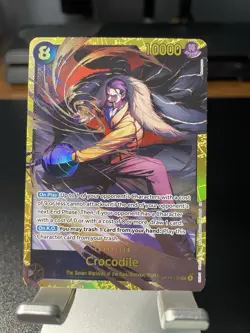 Crocodile OP14-120 (SEC) Foil One Piece TCG The Azure Sea's Seven (OP14) - Image 1
