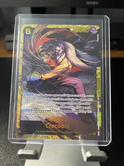 Crocodile OP14-120 (SEC) Foil One Piece TCG The Azure Sea's Seven (OP14) - Image 3