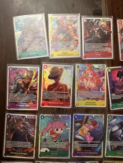 One Piece TCG- SR Lot Of 30 Op12, Op 10, Op15 Mix - Image 2