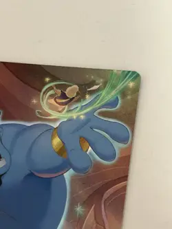 Disney Lorcana Double Sword Error Enchanted Genie On The Job First Print 209/204 - Image 3