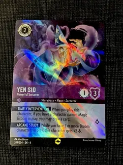 Disney Lorcana Yen Sid Powerful Sorcerer (Enchanted) Ursula's Return NM - Image 1
