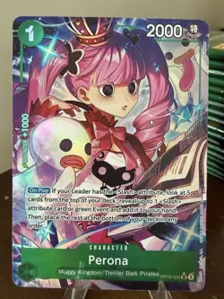 Perona (Alternate Art) OP12-034 Legacy of the Master Foil - Image 1