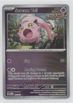 Scream Tail Reverse Foil Pokemon Prismatic Evolutions PRE #042 - Image 1